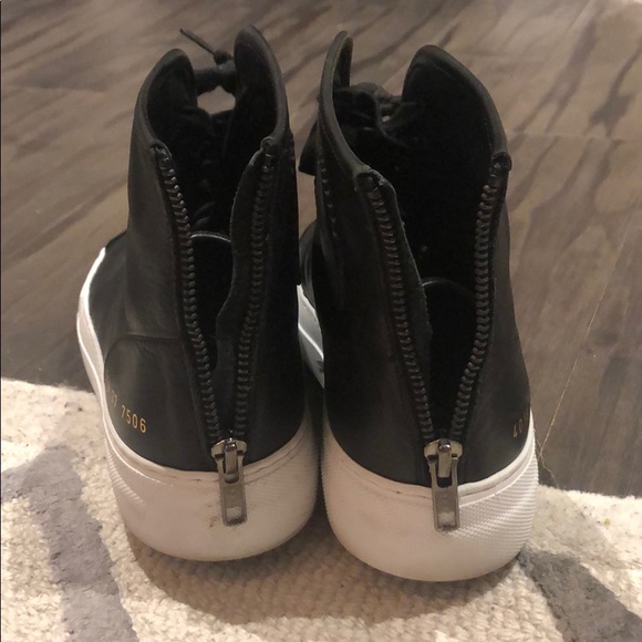 Gently Used Common Project hightops - Picture 3 of 5